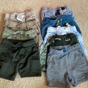 Toddler boys shorts lot size 2 old navy, cat and jack, and H&M